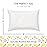 Little Sleepy Head Toddler Pillow with Pillowcase 13x18 - Kids Pillow for Sleeping - Better Neck Support Ergonomic Pillow and Toddler Pillowcase - Best Pillows for Kids (Citrus Blossom)