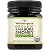 Wedderspoon Raw Organic Manuka Honey KFactor 16+, 8.8 Oz, Unpasteurized, Genuine New Zealand Honey, Multi-Functional, Non-GMO Superfood, Kfactor, Traceable from Our Hives to Your Home