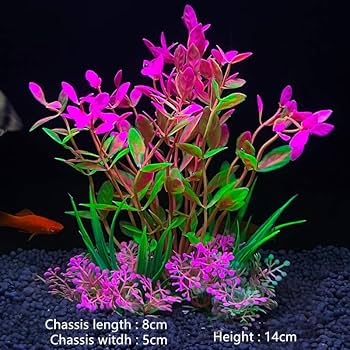 Amazon.co.jp: アクアリウム 人工水草 オーナメント 水槽 隠れ家