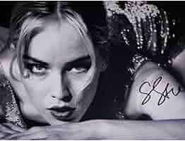 シャロン・ストーン sharon stone 直筆サイン　色紙 シャロン・ストーン sharon stone 直筆サイン 色紙