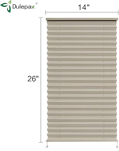 Miniatura 13 de Dulepax Persianas para autocaravana: 20 pulgadas de ancho x 24 pulgadas de largo, persianas plisadas para cámper, remolques de viaje, ventanas