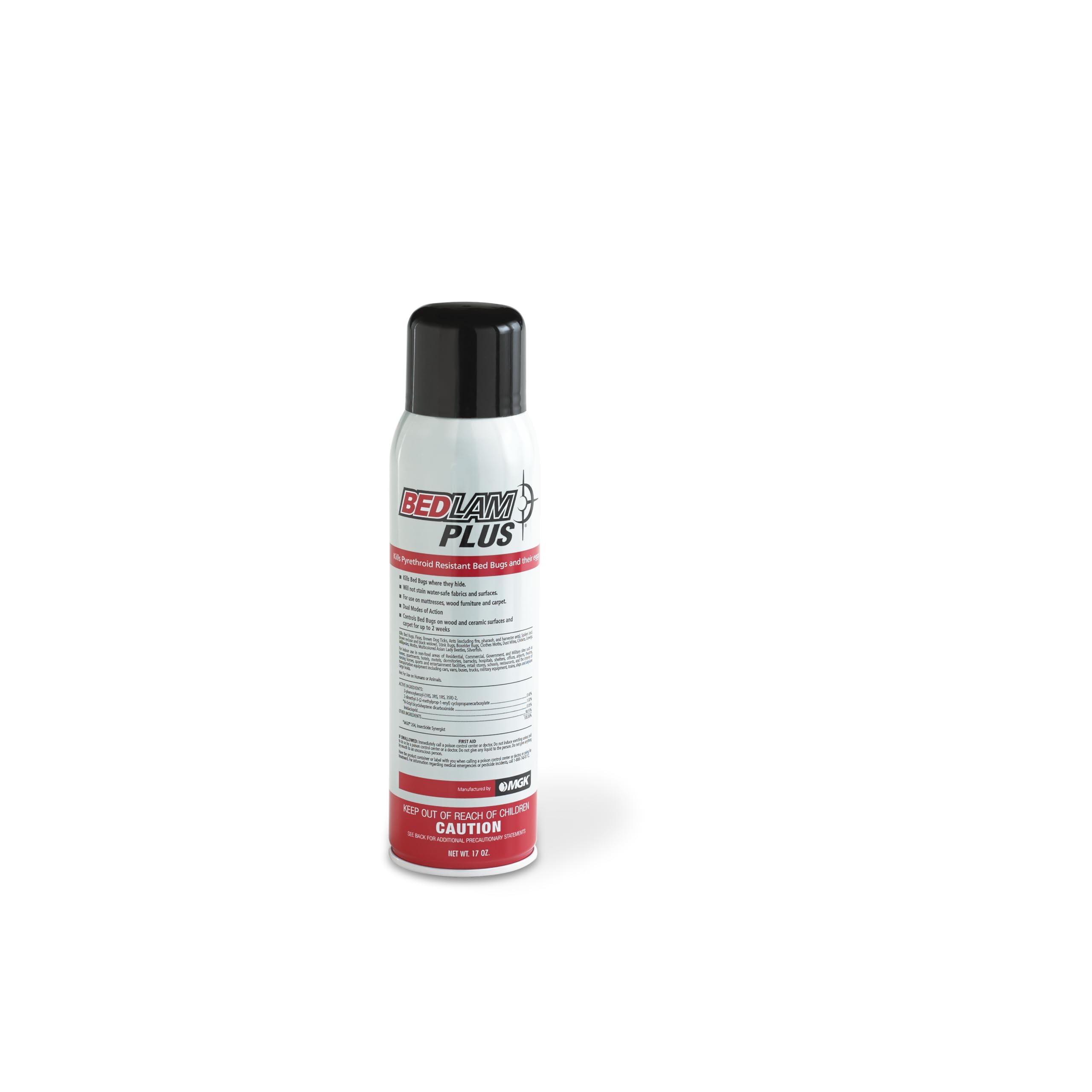 MGK Bedlam Plus® | Fast-Acting Bed Bug Spray Aerosol | Insecticide Spray | for Indoor Use on Mattresses, Wood Furniture and Carpets | 17 Ounce Can