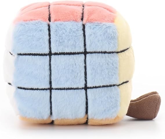Apricot Lamb Perfect Cube Plush Toy Soft Toy 10 cm