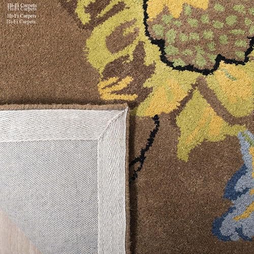 Image of 9x12 Ft Woolen Floor Rug - Oversized Hand-Tufted Wool Carpet for Elegant Home Interiors