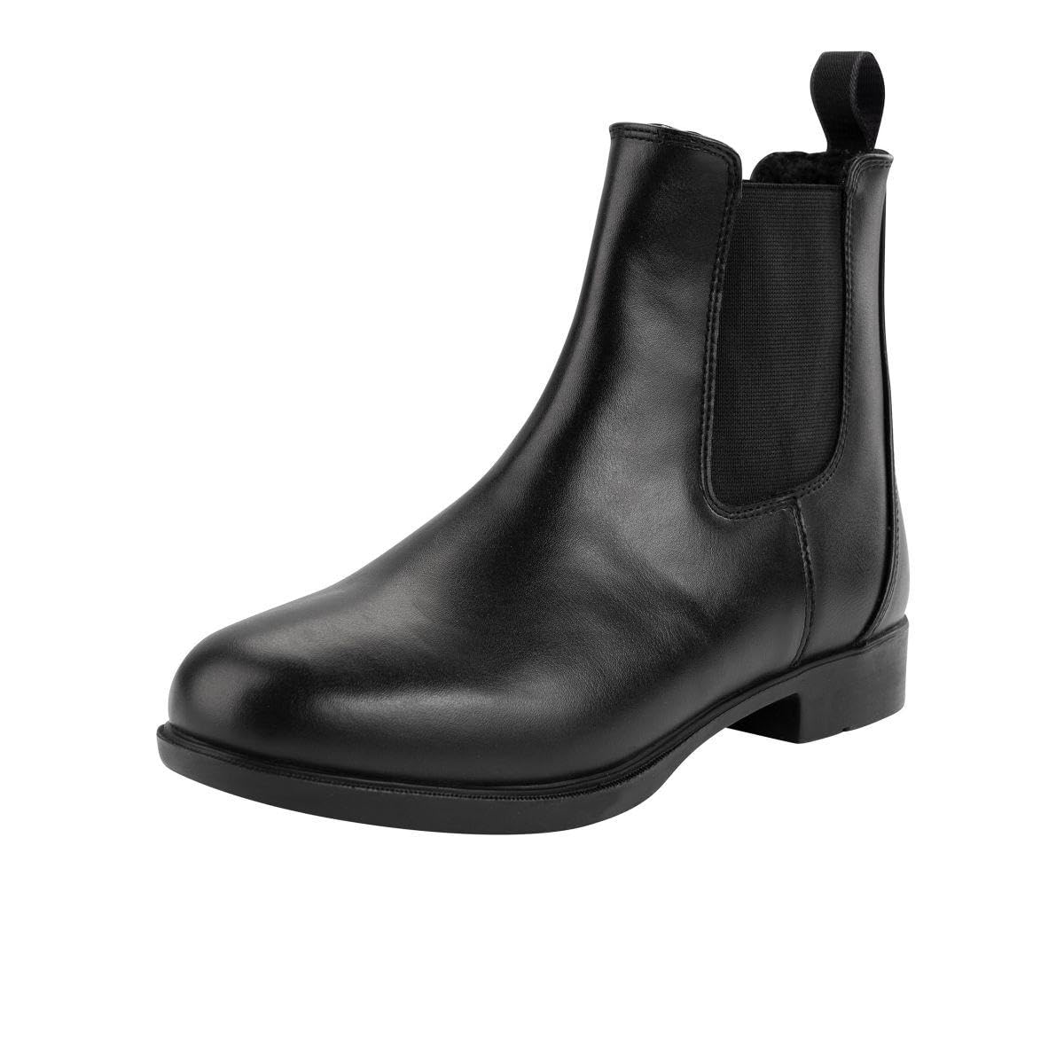 Vegane Reitstiefeletten Jodhpur Winter – Schwarz – Gr. 29-46