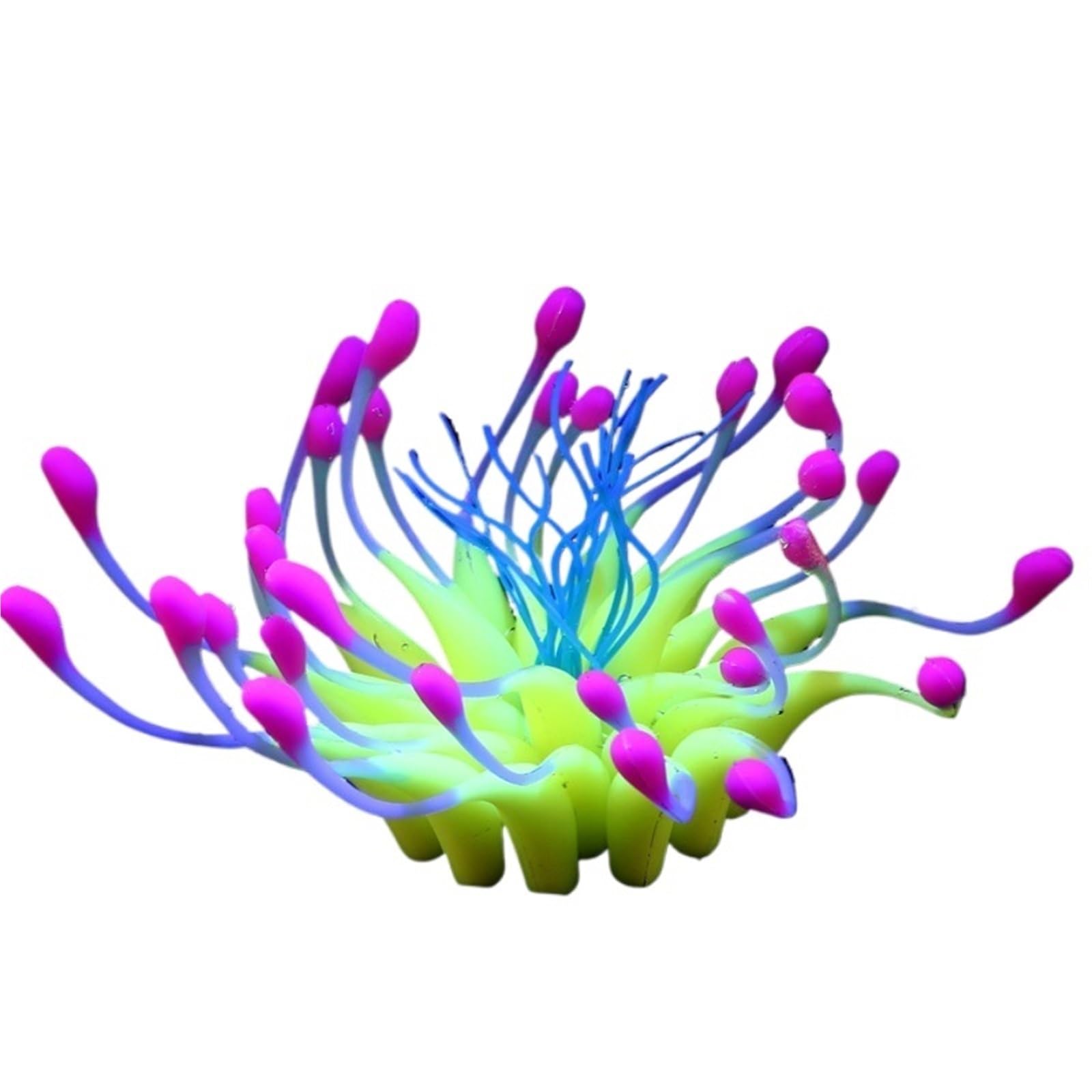 UULIMAXONT Simulated aquarium plants, Artificial Glowing Coral Simulation Aquarium Decoration Multicolor