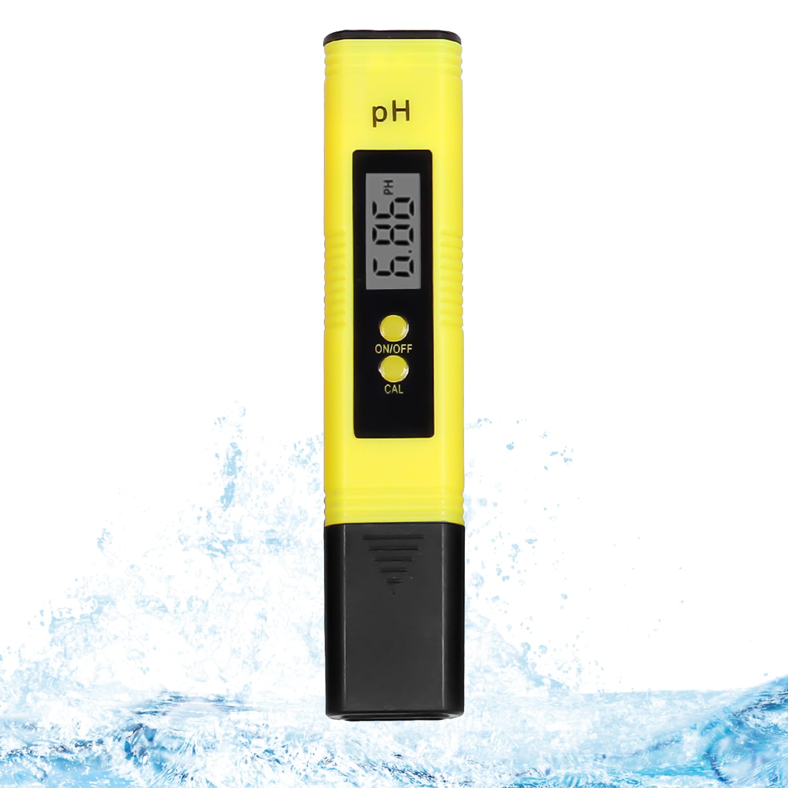Testeur pH piscine électronique précis, pH-mètre LCD, haute précision 0,00-14,00, pour piscine (jaune)  
Testeur pH et c