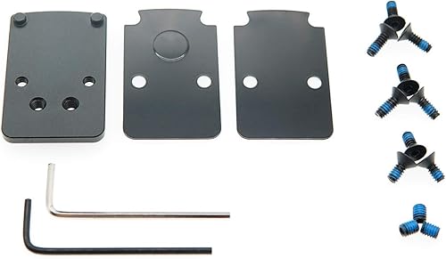 DPP Titanium Kit de montajeplacaadaptador compatible con Glock Trijicon RMRSRO y Holosun 407C507C508T