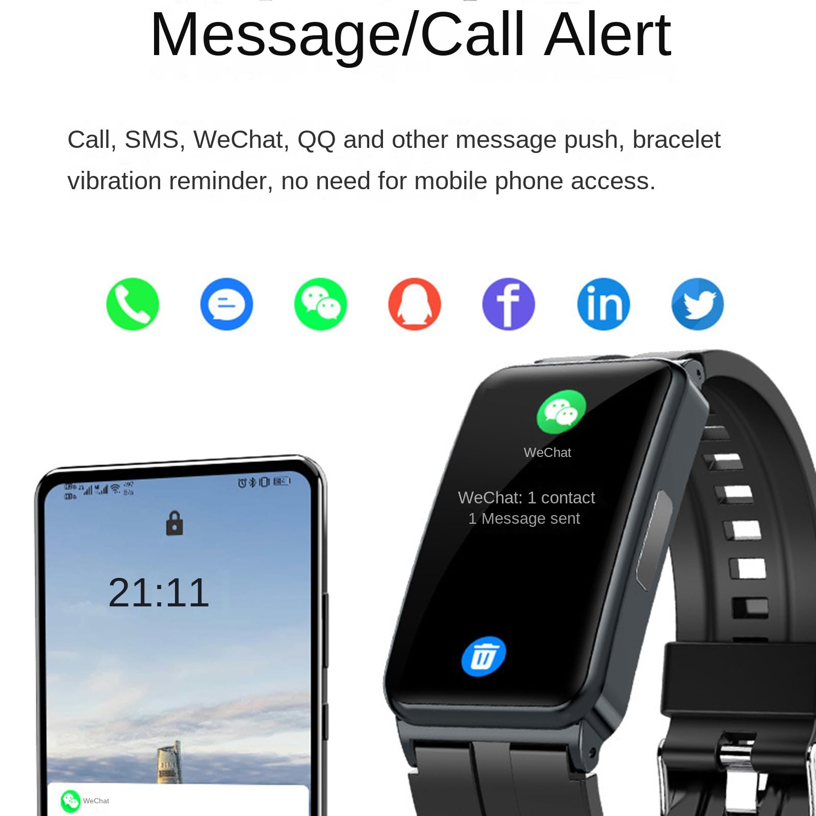 EP01 Smartwatch EKG PPG HRV Health Smart Watch z kaloriami, temperaturą GPS, robienie zdjęć (różowy)