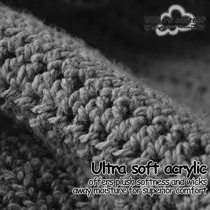 World's Softest Classic Crew Socks - Ultra Soft Socks for Women and Men - 3 Pack - Image 4