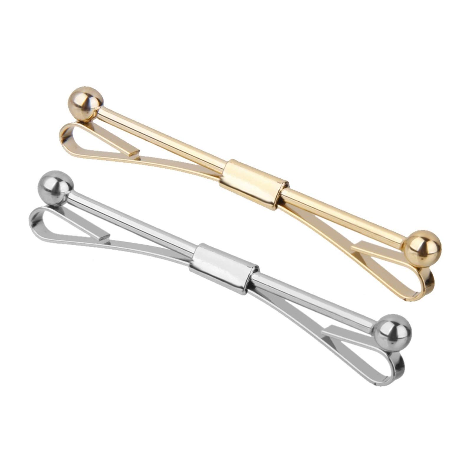 Strickjacke Clips 2 stücke Krawatte Hemd Krawatte Kragen pins Clip Verschluss einfache männer bar brosche Frauen emaille pin Abzeichen broschen für männer