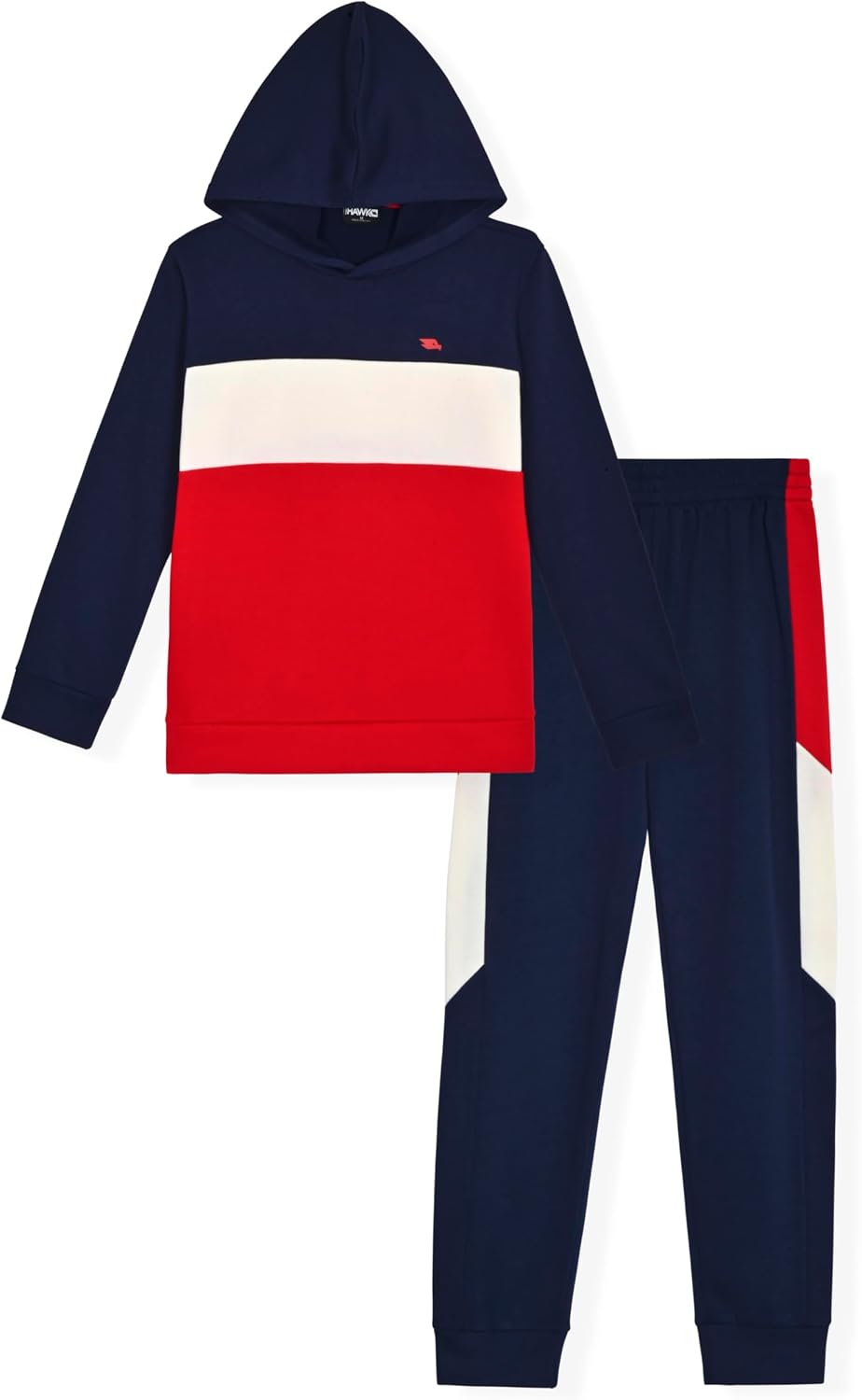 TONY HAWK Boys Jogger Sets for Kids 2 Pack Fleece Hoodie and Pull-On Sweatpants for Kids Skateboarding