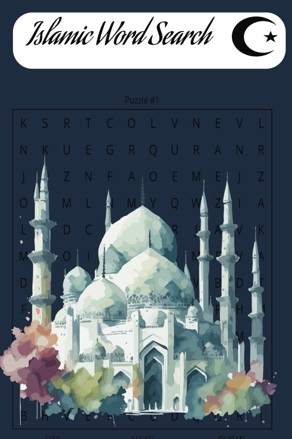 Islamic word search: this word search for adults and teenager