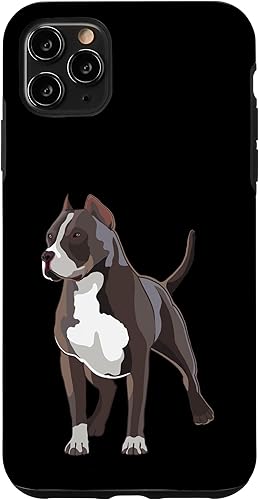 iPhone 11 Pro Max American Bully Dog Owner Ilustración para perro amante caso