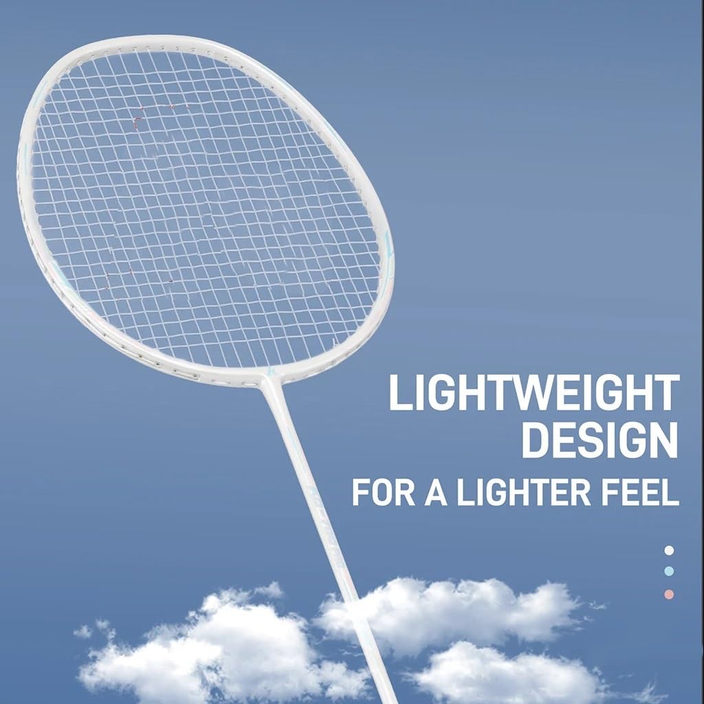 Badminton Set Racchette da Badminton 2 Pezzi/Set con Borsa + overgrip, Set Completo for Allenamento di