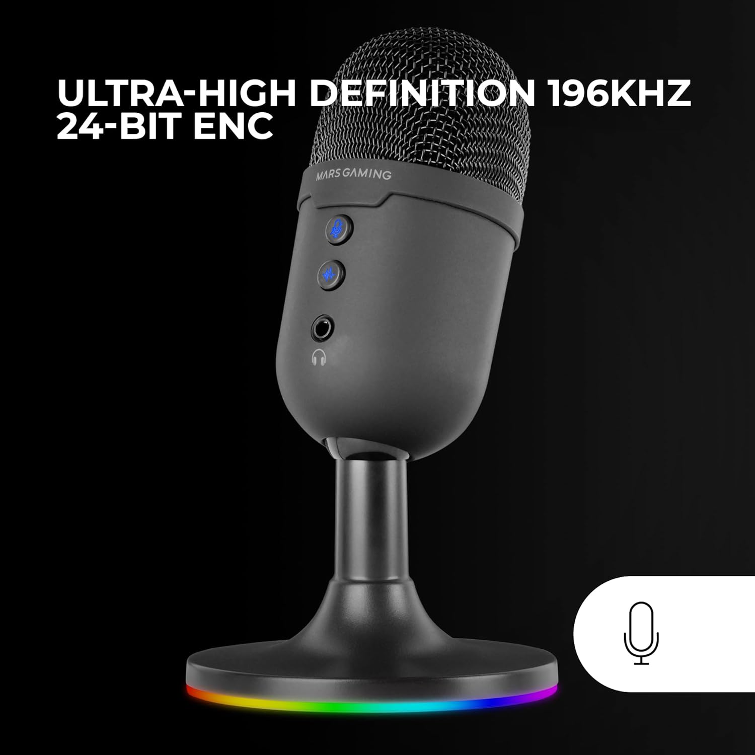 Mars Gaming MMIC-CX Mikrofon Vorderansicht