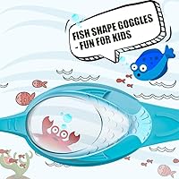 Vista 4 de OutdoorMaster - Gafas de natación de ajuste rápido para niños (2 unidades)