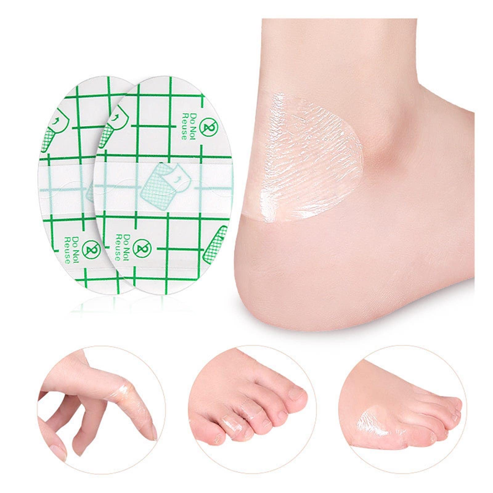 Protège-talons autocollant porter coussin de soin des pieds prévention des ampoules pour les talons ultra fin transparent auto-adhésif talon autocollant peau de frottement des chaussures pansement p
