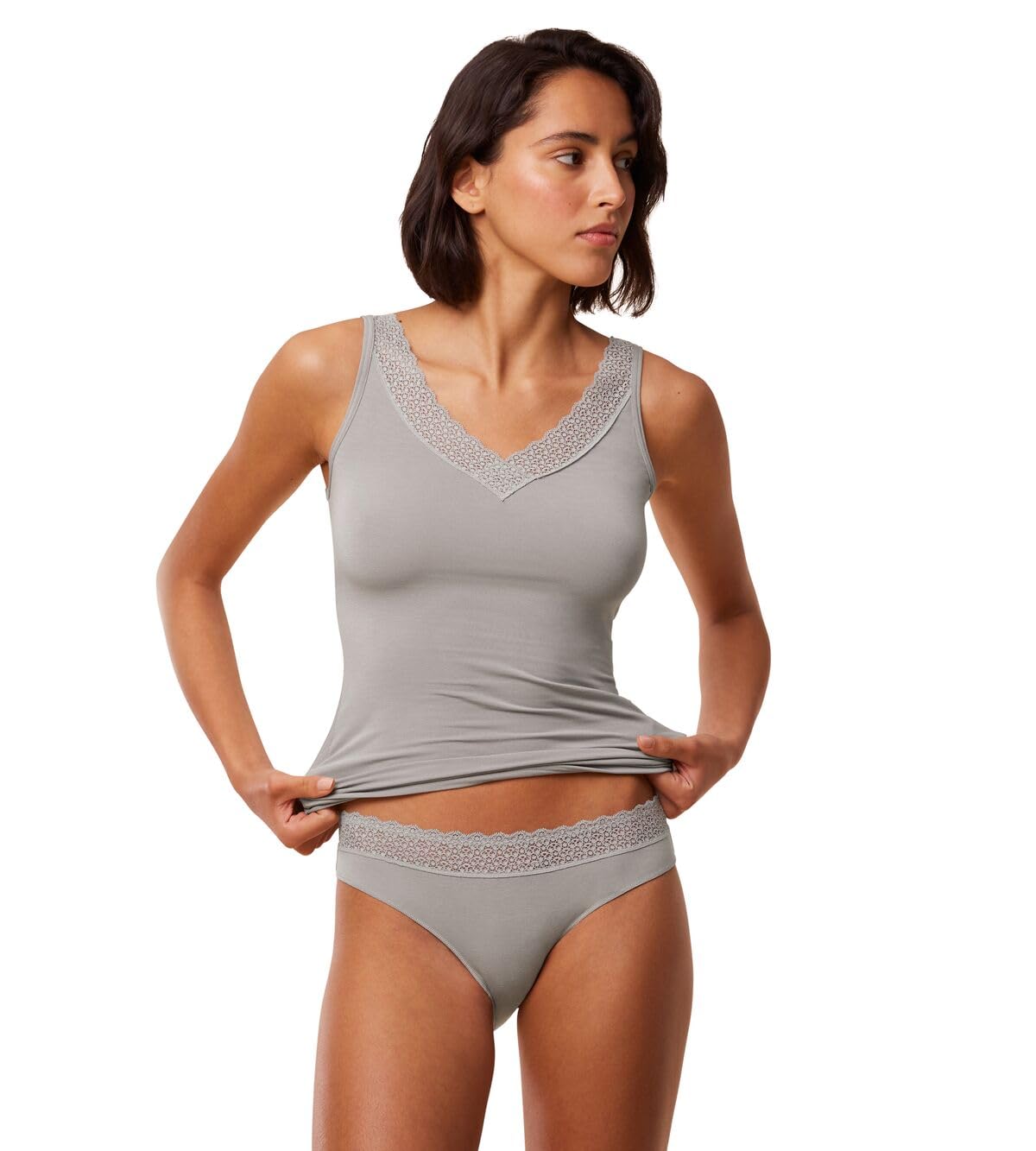 Triumph Women's Silent Grey Feel Of Modal Tai Underwear, Medium