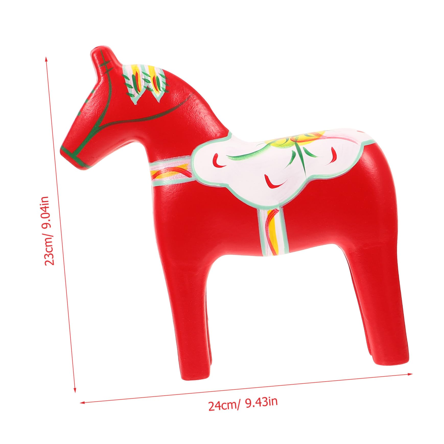 Amazon.co.jp: HOMOCONO 北欧風木製の馬の置物 ペア 細工加工済み 飾り