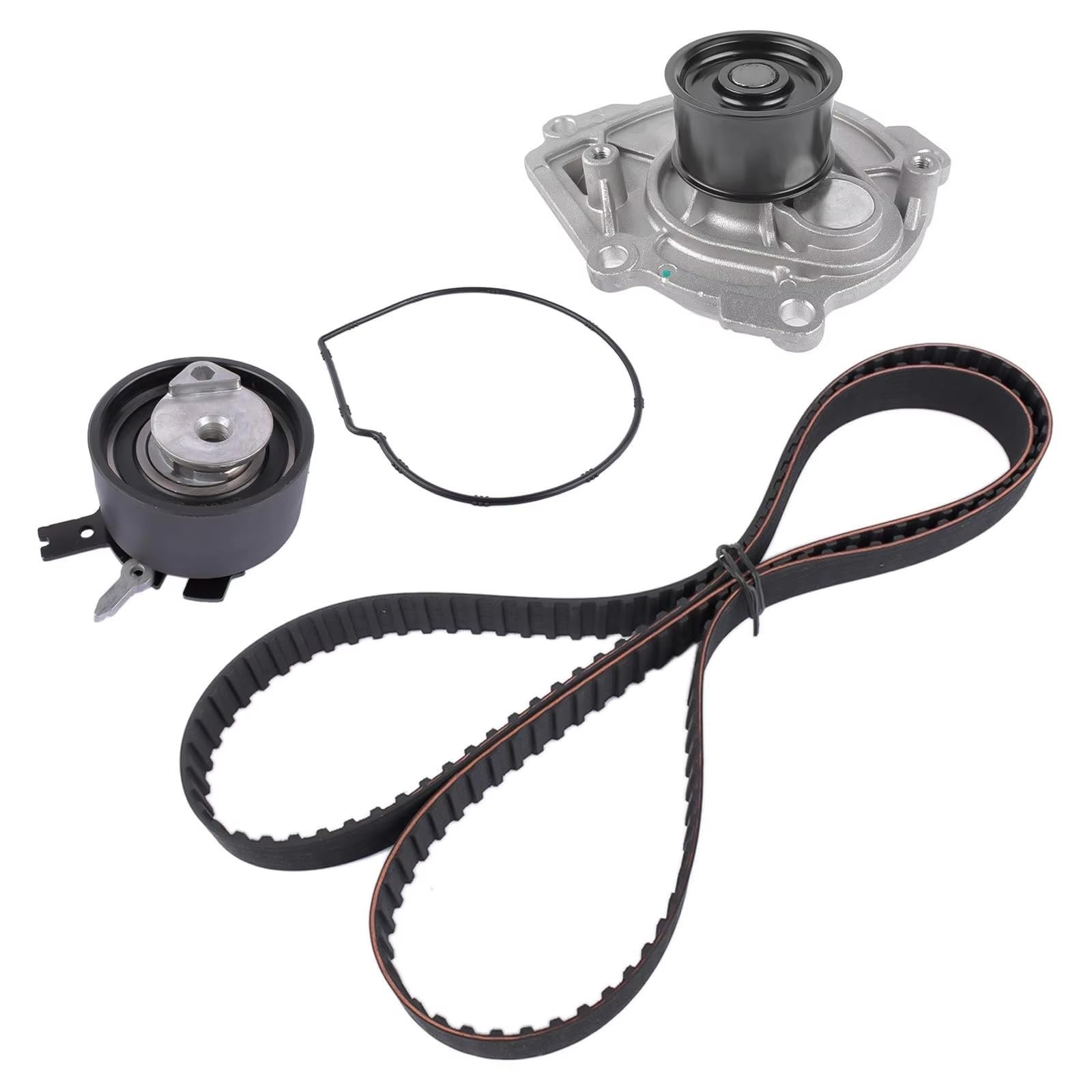 correa motor coche Compatible Con Jeep Para Wrangler Para JK 2007-2017 Accesorios AP01 Kit Correa Distribución Piezas Repuesto Para BombaDe Agua EEP JK 004A