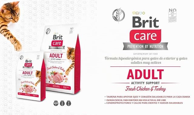 Foto 2 de 5 de Brit Care Grain Free Adult Activity Support para Gatos Activos 7 kg