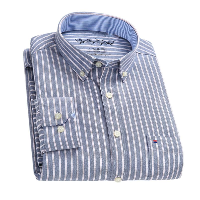 Chemise épaisse pour homme coupe classique aux finitions soignées de qualité