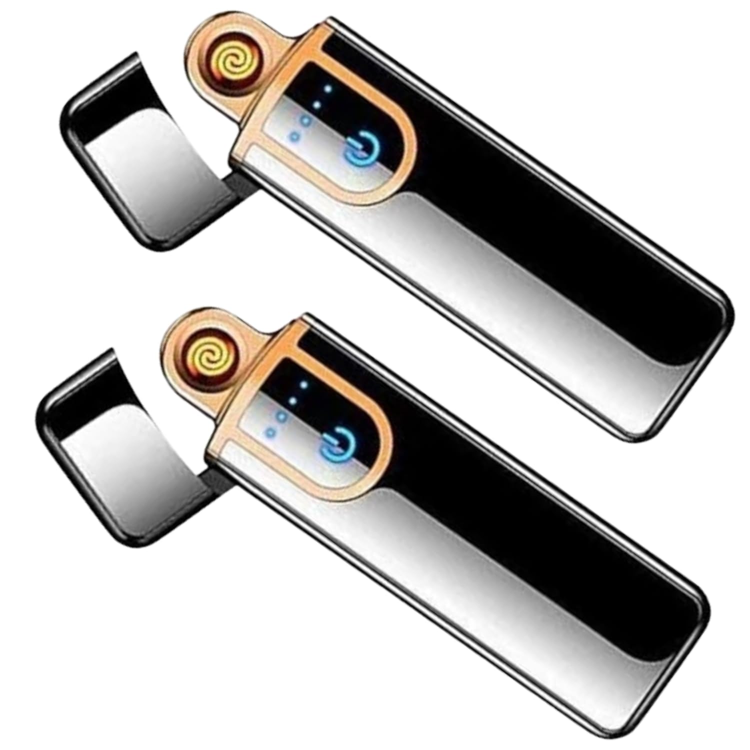 Drumstone (𝗕𝘂𝘆 𝟭 𝗚𝗲𝘁 𝟭) Straight Touch USB Rechargeable Lighter – Slim Metal Design with Windproof Flameless Lighting-𝟐𝟎 𝐲𝐞𝐚𝐫𝐬 𝐰𝐚𝐫𝐫𝐚𝐧𝐭𝐲-picture-14