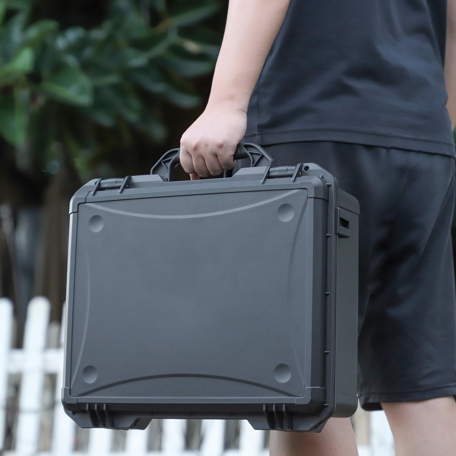 Hartschalen Schutzhülle mit viel Stauraum für Air 3S / 3, wasserabweisend, Tragetasche mit Schaumstoffpolsterung, stoßfest, hart