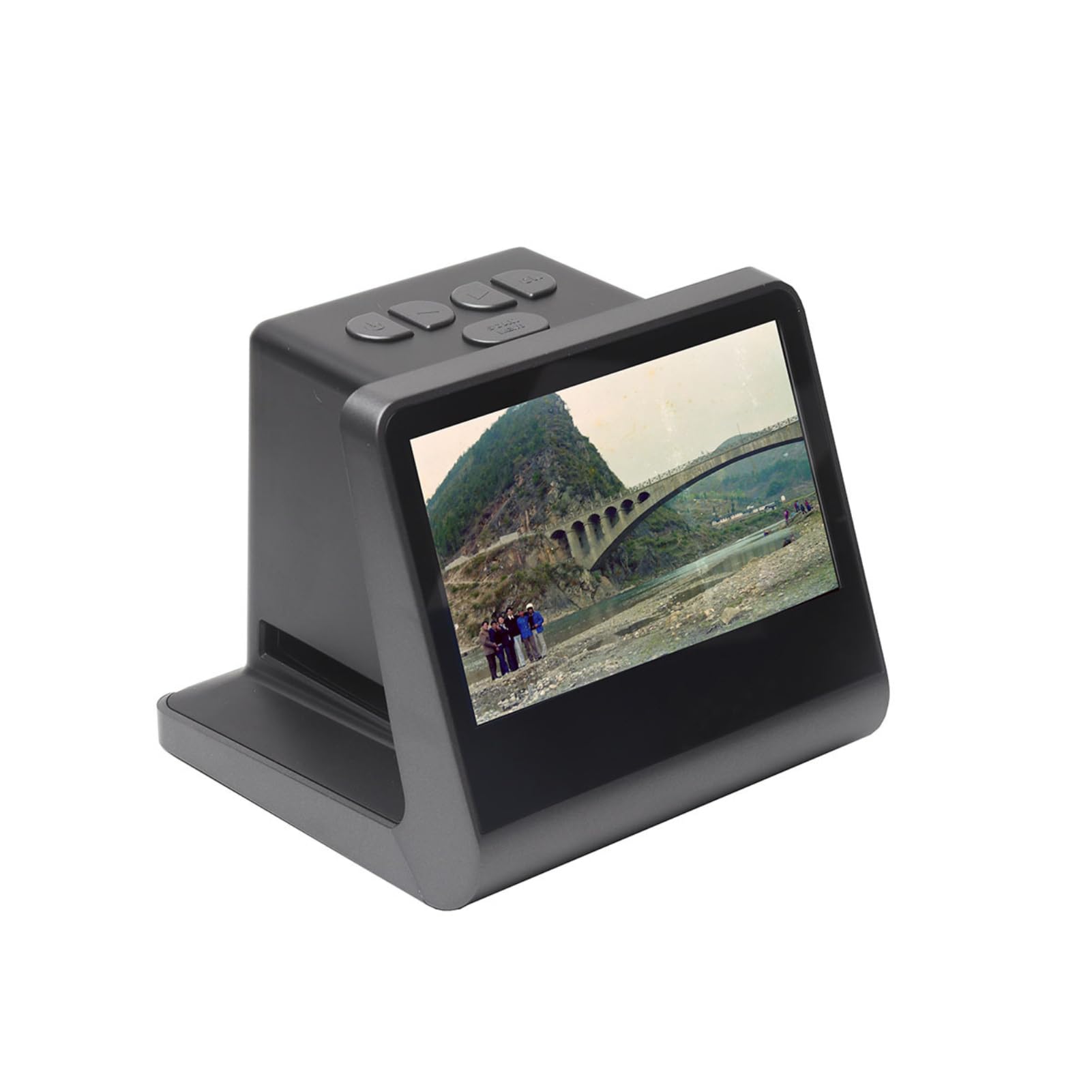 Slide N SCAN Scanner per Pellicole Digitali con Schermo LCD da 5 Pollici, Pellicole Negative e Digitalizzatore da 48 MP, Convertitore per Diapositive Converte 135 126 110 Pellicole