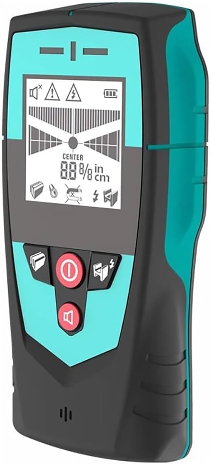 3 in 1 Multifunction Stud Detector, Wall Scanner Wood Stem Wall Wire TesterWith HD LCD Display and Audio Alarm, Accurate and Fast Location for The Center and Edge of Metal, Studs, AC Wire