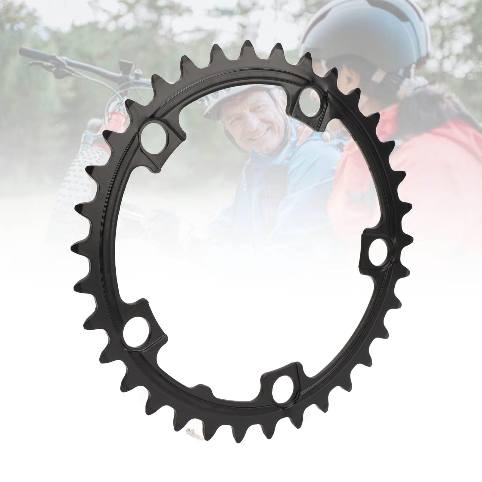 Corona per bicicletta rotonda in acciaio 34T per motore TONGSHENG TSDZ 2 TSDZ 2B Mid Drive