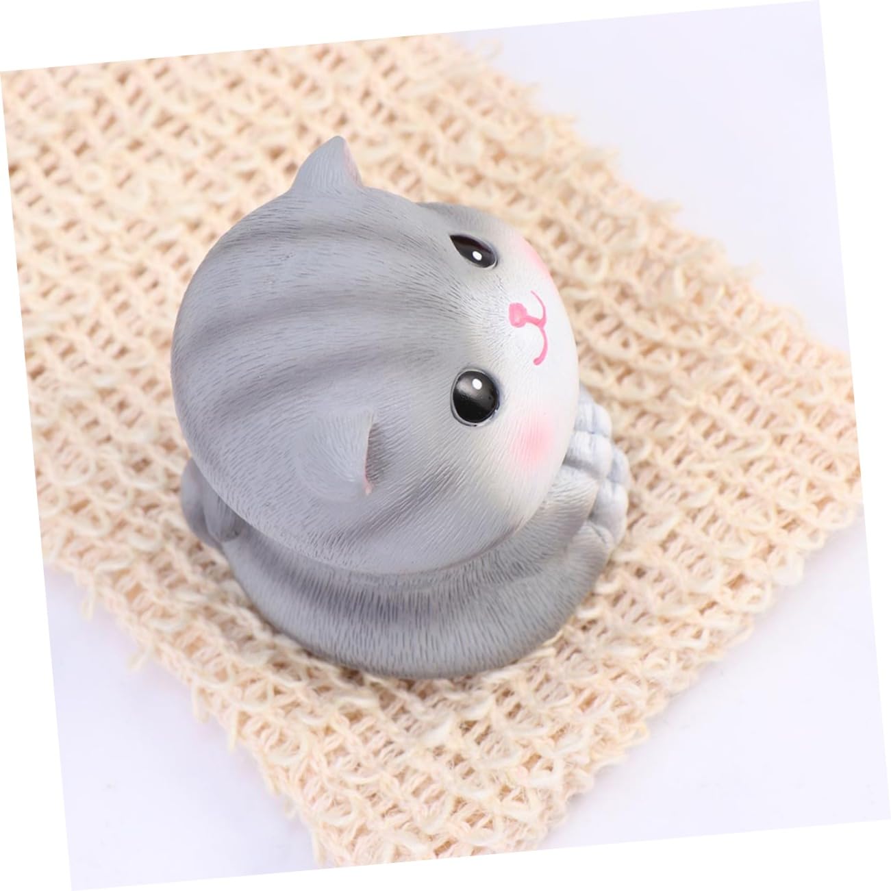 TOPPERFUN 5pezzi Decorazione per Torta Forma di Gatto in Resina Ornamenti per Dessert da Tavolo Stili per Artigianato Forniture per Feste