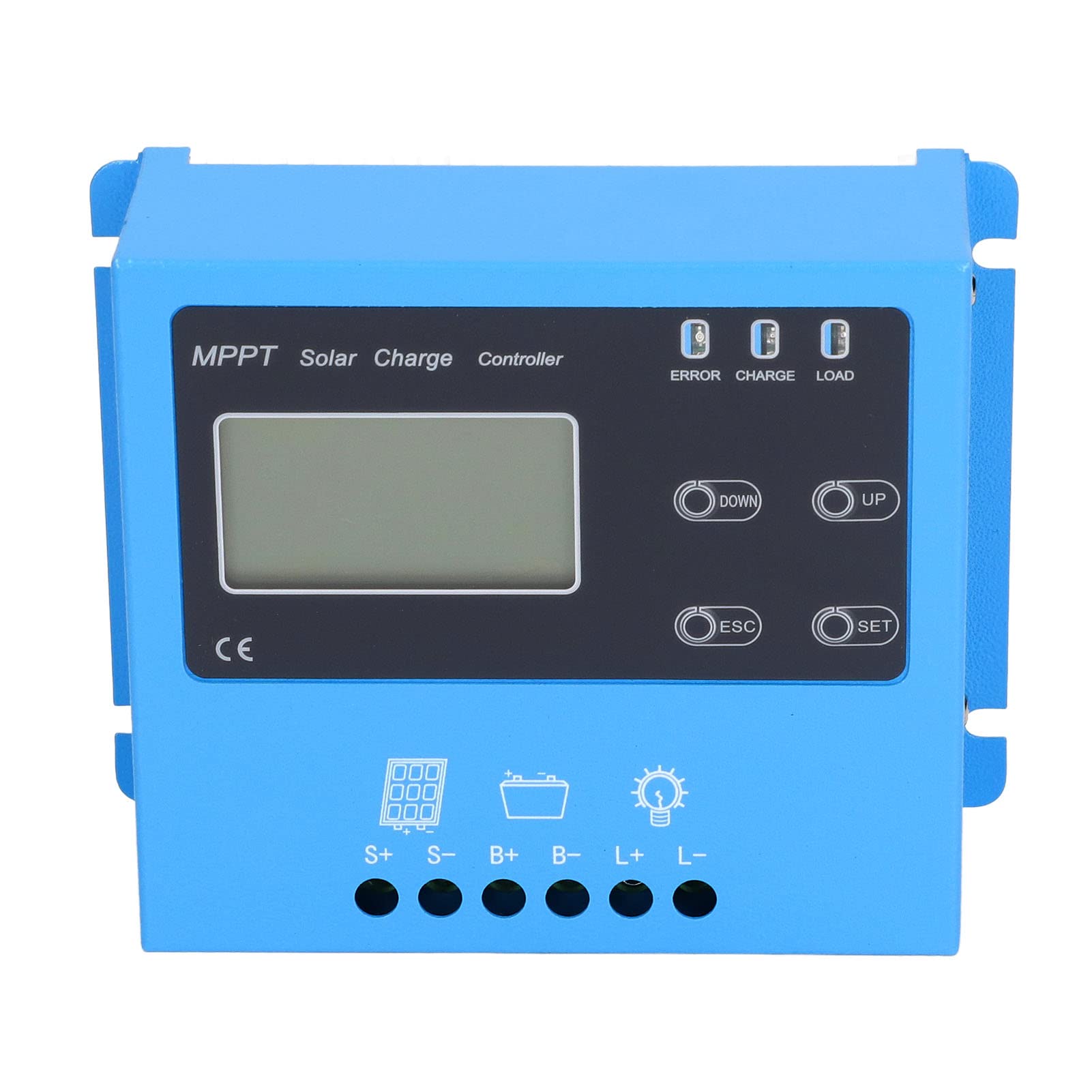 ViaGasaFamido Kontroler ładowania Słonecznego MPPT, Regulator Baterii (10A)