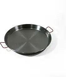 Garcima Panela de paella de aço carbono de 50 cm (20 polegadas), 50 cm