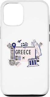 iPhone 12/12 Pro Greece vacation flight ticket family vacation Greece Case