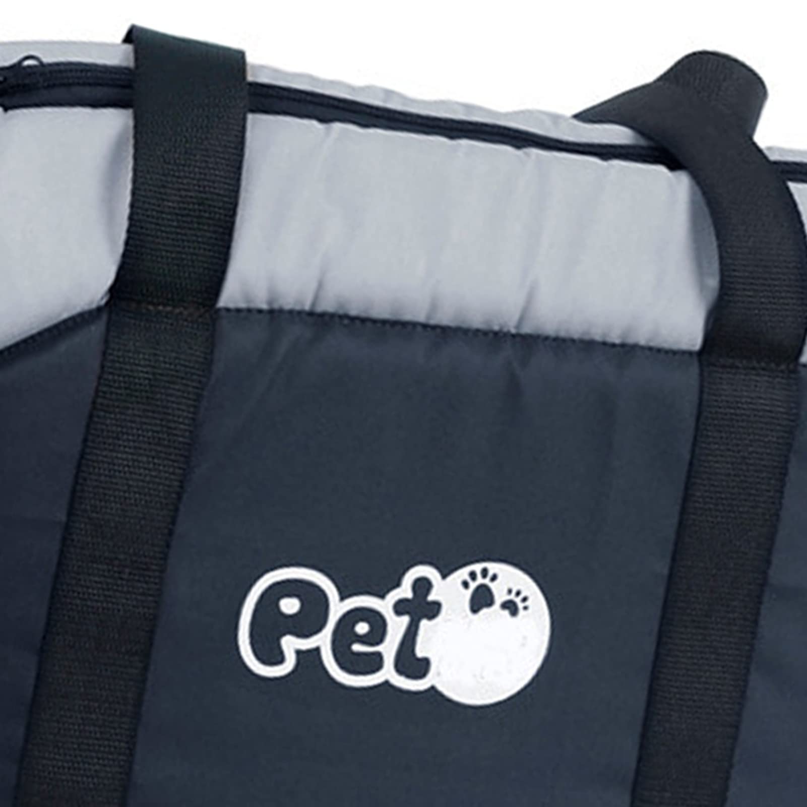 Borsa da Viaggio per Gatti, Morbida e Traspirante, Borsa da Trasporto per Animali Portatile Pieghevole e Impermeabile con Spallacci per Lo Shopping, Viaggi,(43x30x28cm/17.0x11.8x11.0in-Nero)
