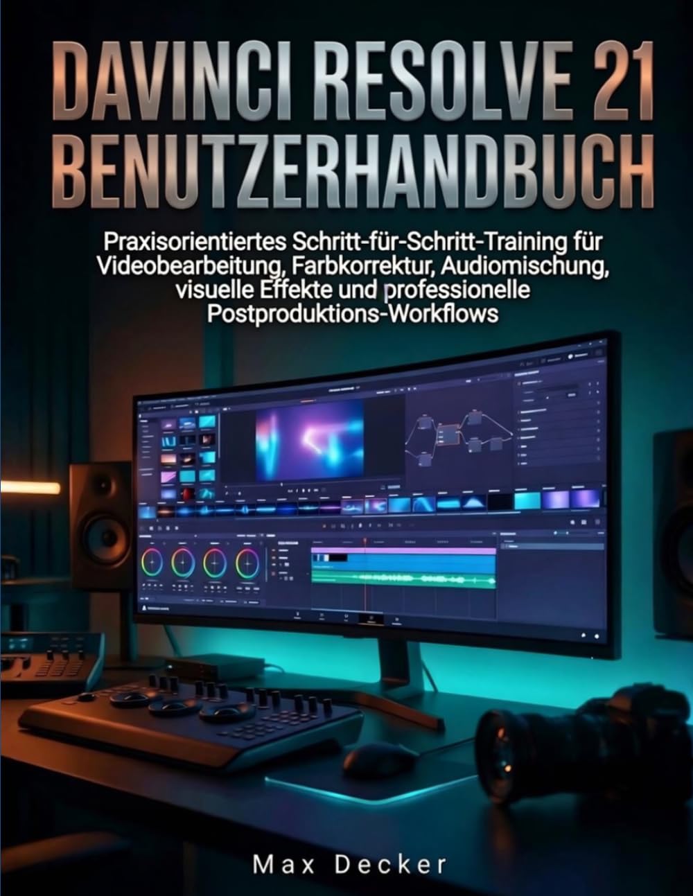 DaVinci Resolve 21 Benutzerhandbuch: Praxisorientiertes Schritt-für-Schritt-Training für Videobearbeitung, Farbkorrektur, Audiomischung, visuelle Effekte und professionelle Postproduktions-Workflows