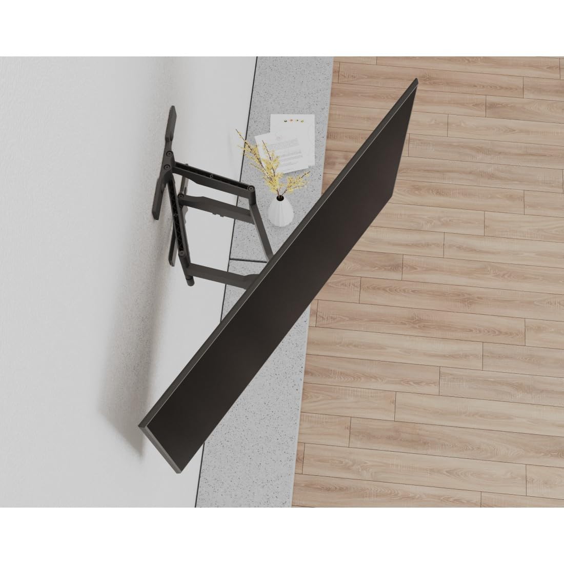 Hama TV Wandhalterung schwenkbar, neigbar, Slim, 37-90 Zoll, bis 50kg, VESA