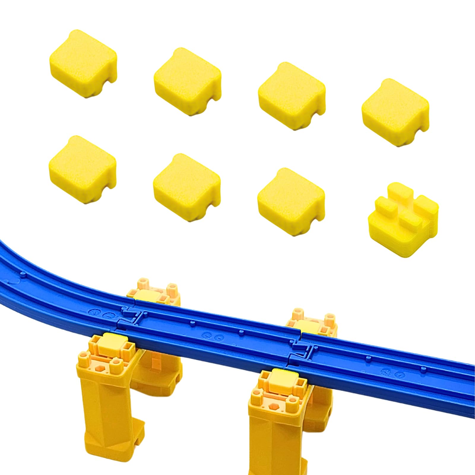 Amazon | プラレール用 橋脚 レール固定パーツ8個(小) サポートパーツ