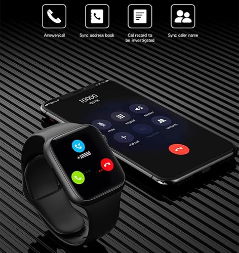 Miniatura 2 de Hyglewy Reloj inteligente para hombres, mujeres, niños, compatible con Android y iPhone, reloj inteligente de 2.09 pulgadas con ritmo cardíaco y