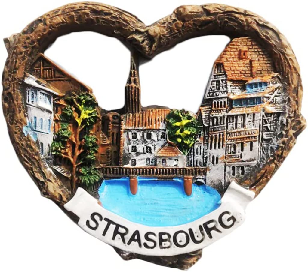 Altko Strasbourg France Strasbourg Magnet Fridge Refrigerator Magnet Decoration Sticker Souvenir Resin Crafts Kitchen Whiteboard