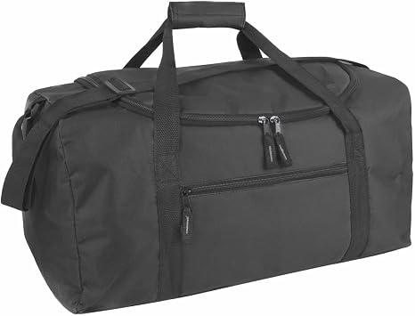 Personalized Sports Bag - Custom Gym Cheer Weekender Duffle Bags | For Men, Women - Personalized Duffel Bag with Name Black