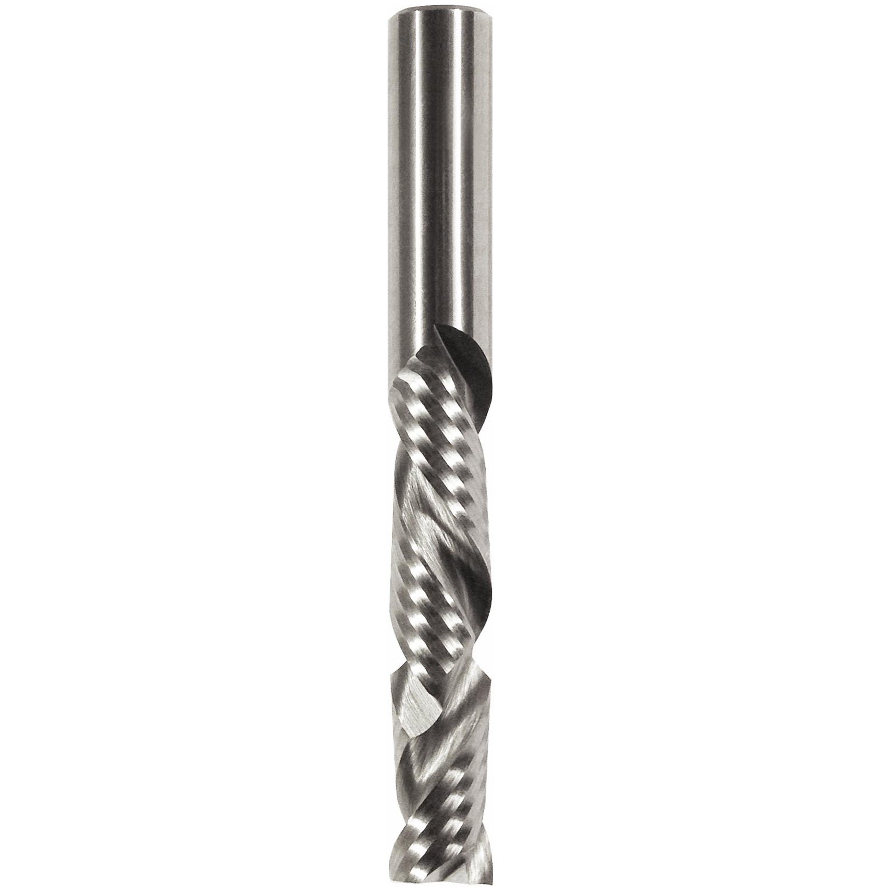VHW Schlichtfräser Z2+2 Spiralnutfräser Oberfräser Schaftfräser VHM (D=6 S=6 l=41 L=80)