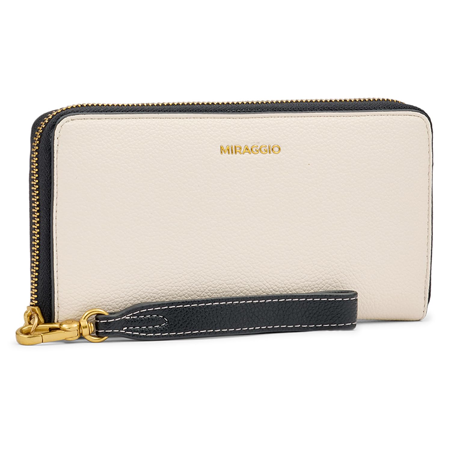 miraggio Harlow Zip Around Wallet For Women - Ivory-picture-12