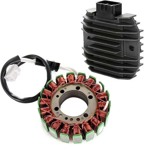 SCITOO Magneto estator y rectificador de voltaje 5EB-81410-00-00 Fit 2006-2009 para Yamaha YZF R6S