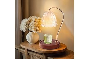 GEEZO Glass Candle Warmer Lamp with Timer | Decorative & Unique Gift...