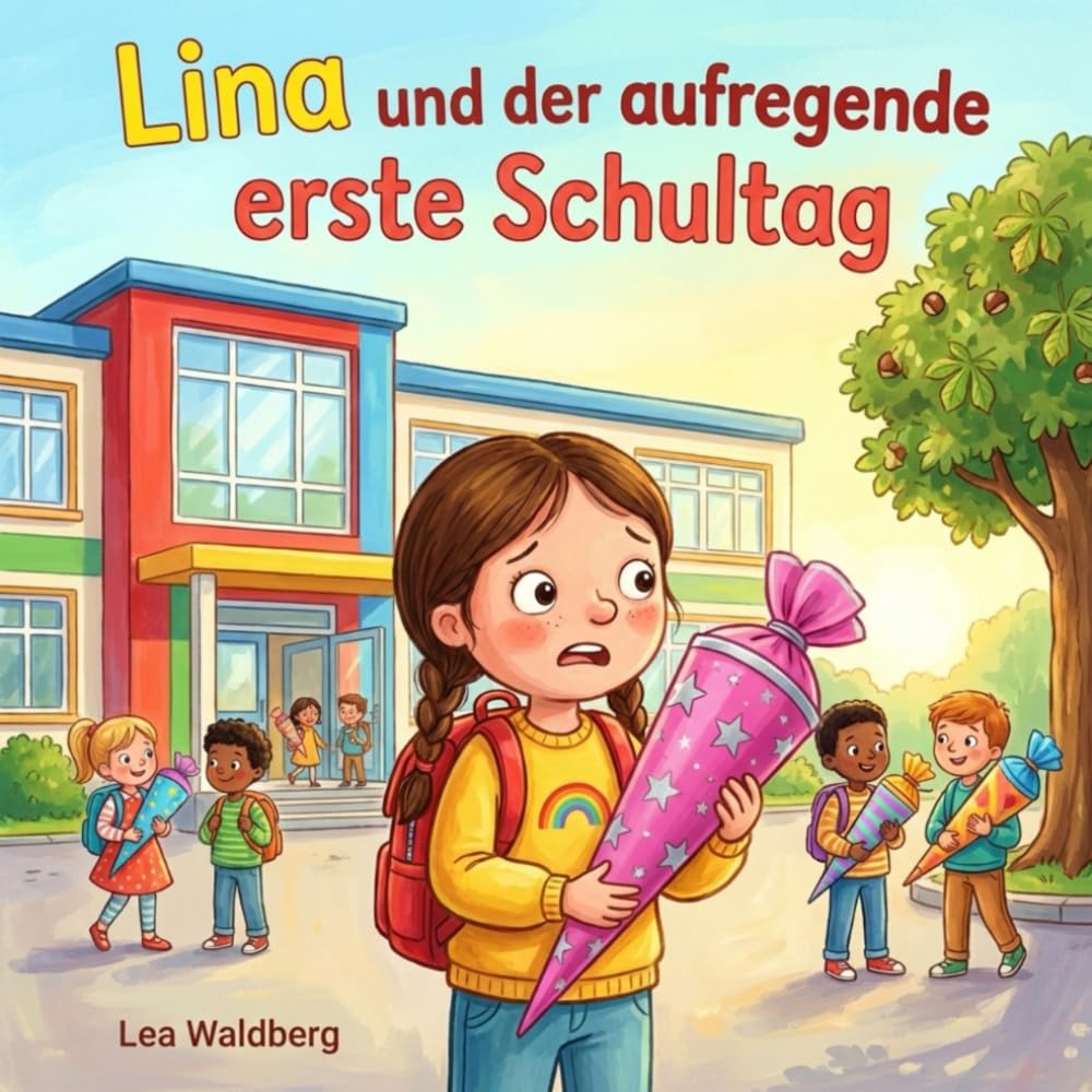 Lina und der aufregende erste Schultag: Eine Geschichte über Aufregung, neue Freunde und den Zauber des Anfangs