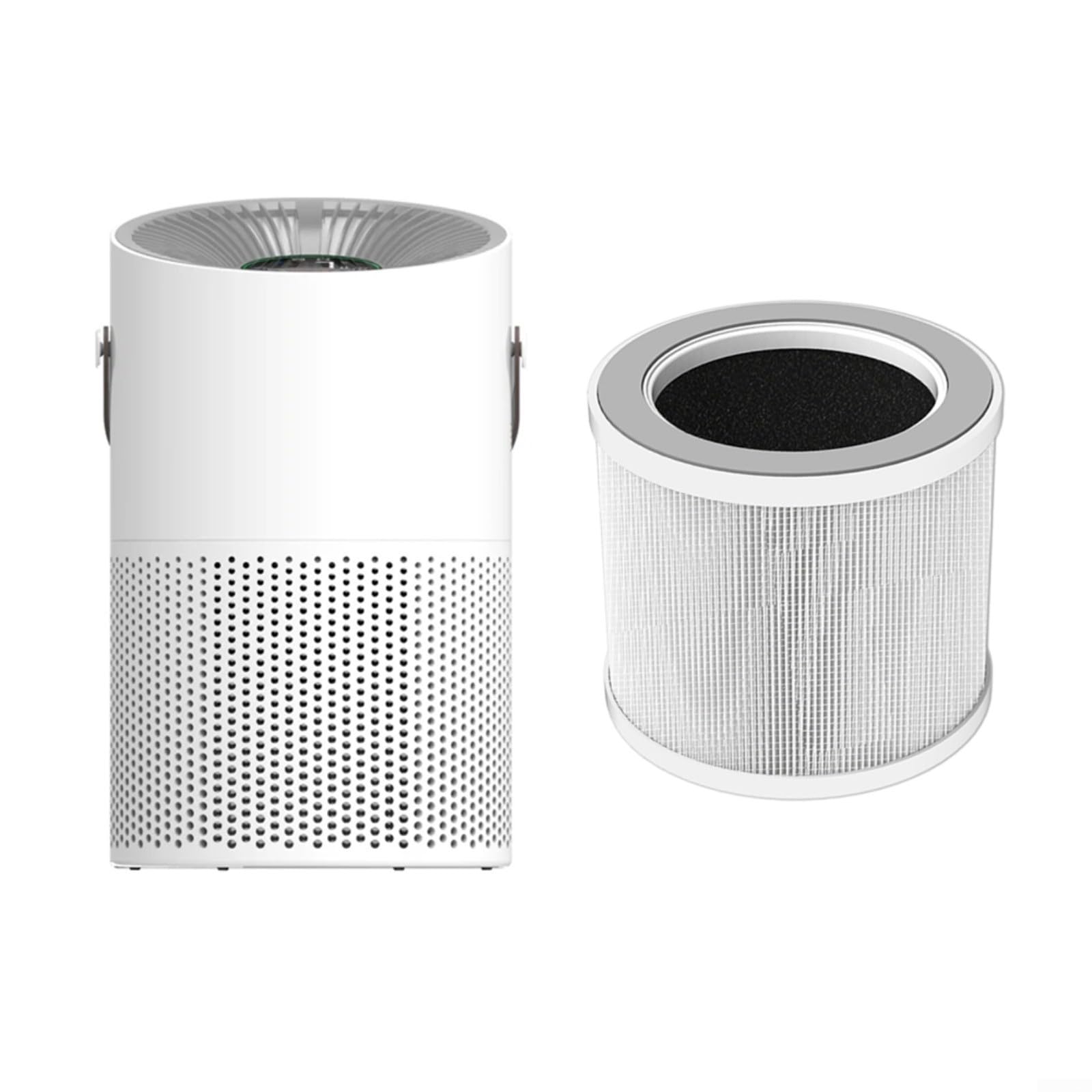 FACAIIO Mini purificador de aire interior para dormitorio, hogar, filtro HEPA, purificador de aire, purificador alimentado por USB, para el hogar, mascotas, coche, cocina (A)
