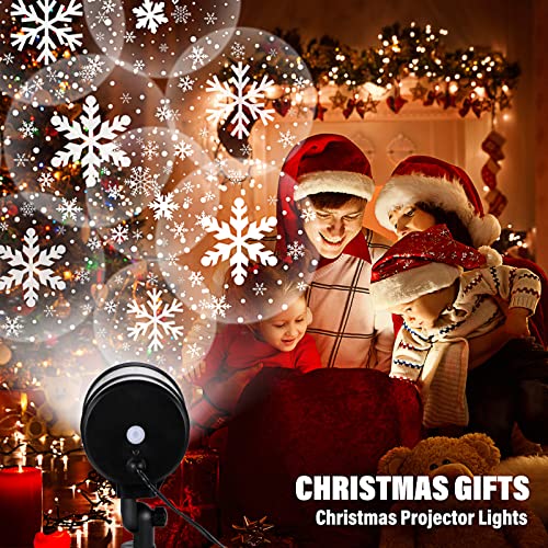 2 Pack Christmas Projector Lights Outdoor, Snowfall Projector Lights Outdoor, Christmas Decorations Light, Landscape Lights Projector With Remote, Projector Light For Christmas, Patio, Garden, Party #TOP6